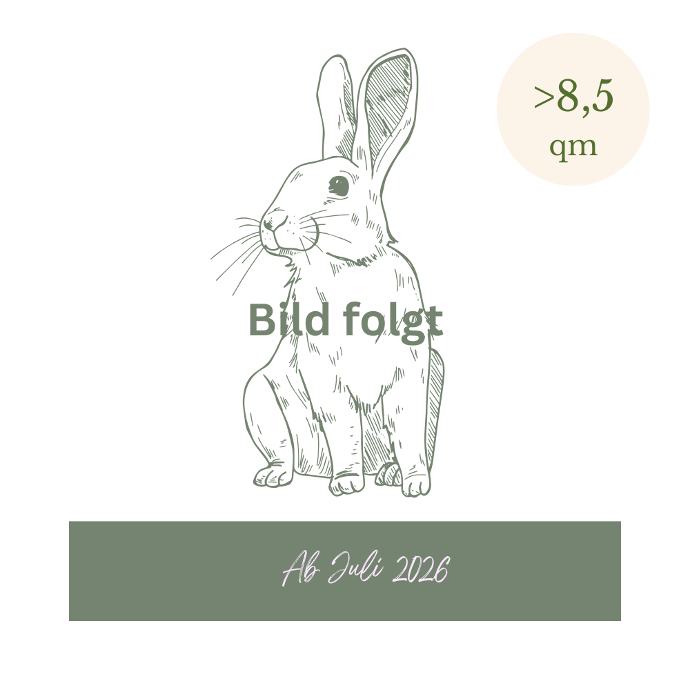 Kleines Gehege für kurze Betreuungen